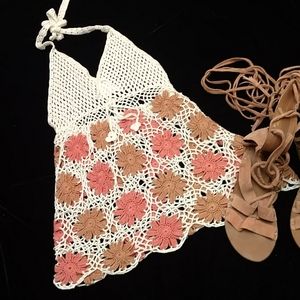 Crochet halter top